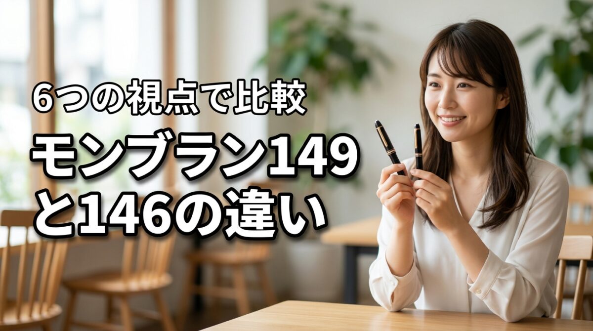モンブランの149と146の違いを比較！結局どっちが買いか6つの視点で解説