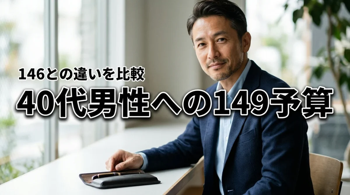 【モンブラン149】40代男性へのプレゼント予算はこれ！146との違いも紹介