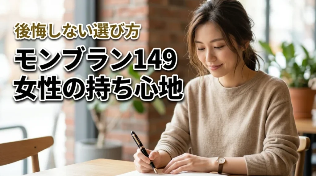 モンブラン 149は女性に大きすぎる？実際の持ちやすさや後悔しない選び方を解説