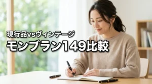 モンブラン 149の現行品vsヴィンテージ書き味比較で迷う人へ！最適な一本を決定