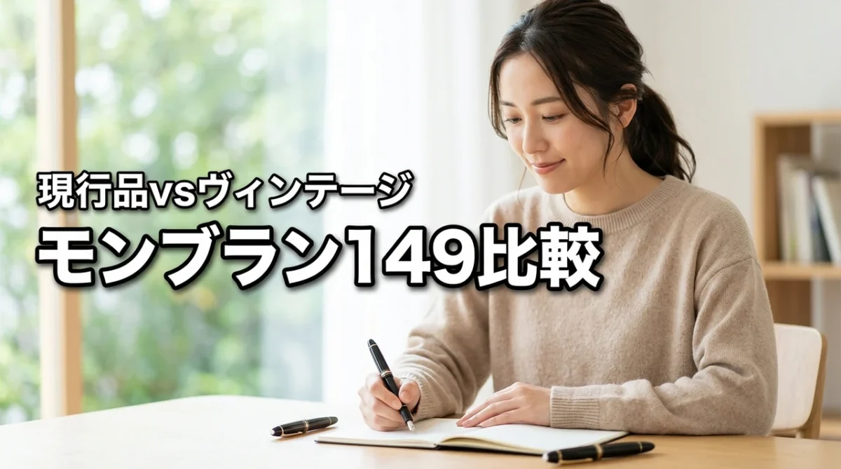 モンブラン 149の現行品vsヴィンテージ書き味比較で迷う人へ！最適な一本を決定
