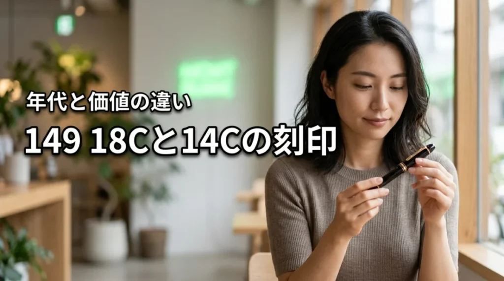 モンブラン149の18Cと14Cの刻印の意味で迷う方へ！年代と価値の違いを解説