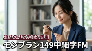 モンブラン149の中細字FMが欲しい！特注の注文方法や納期、気になる費用を調査