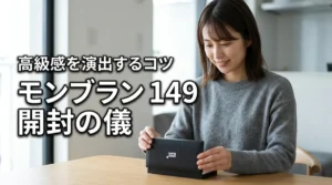 モンブラン 149の開封の儀は格別？高級感のある演出で至高の時間を楽しむ方法