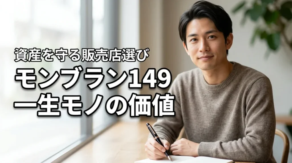 【必見】モンブラン149の一生モノの価値はどこにある？資産性を守る販売店選び