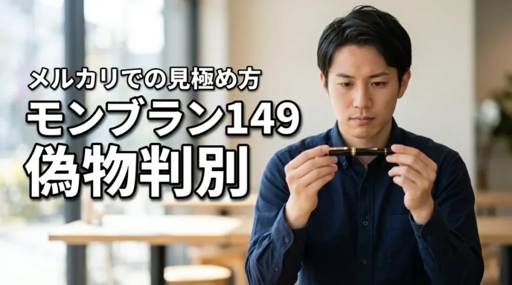 知らないと損！メルカリでモンブラン149の偽物を掴まないための判別ポイント