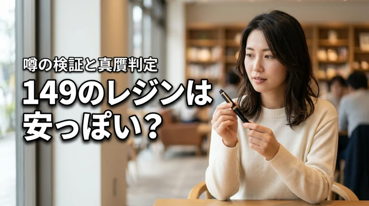 モンブラン 149のプレシャスレジンは安っぽい？噂の真相と失敗しない真贋の見分け方