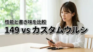 モンブラン 149かパイロット カスタムウルシで迷う方へ！性能や書き味を比較