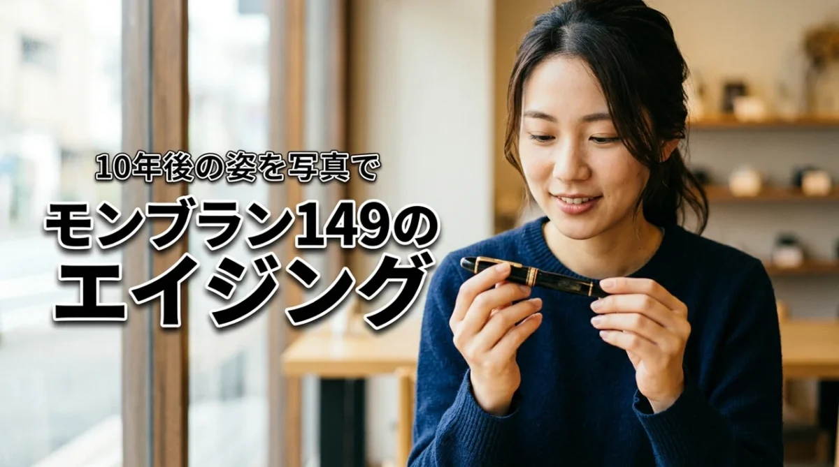 モンブラン149のエイジングは10年後どう変わる？写真で見る一生モノの価値と変化