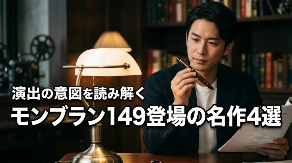 モンブラン 149が映画の小道具として登場する名作4選!演出の意図を詳しく解説