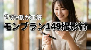 モンブラン149のインスタ投稿は背景が9割!高級万年筆が映える撮影の正解を伝授