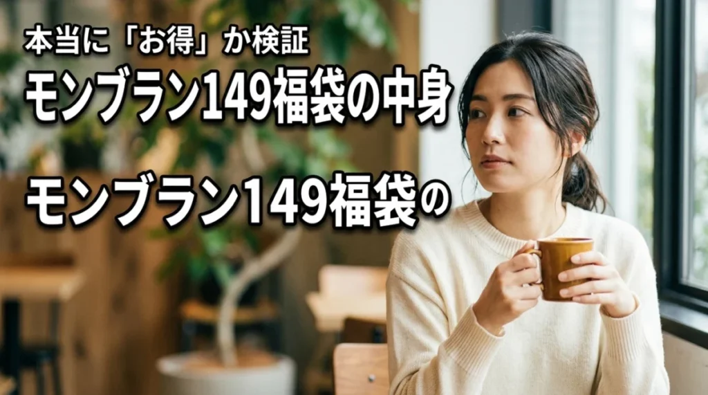 モンブラン149福袋2026の中身は本当にお得?購入前に知るべき真実