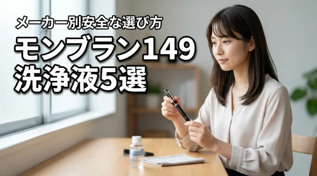 モンブラン149の洗浄液おすすめ5選！メーカー別に安全な選び方を解説