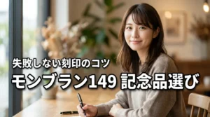 モンブラン149の記念品、刻印はおすすめ？失敗しない選び方と注意点