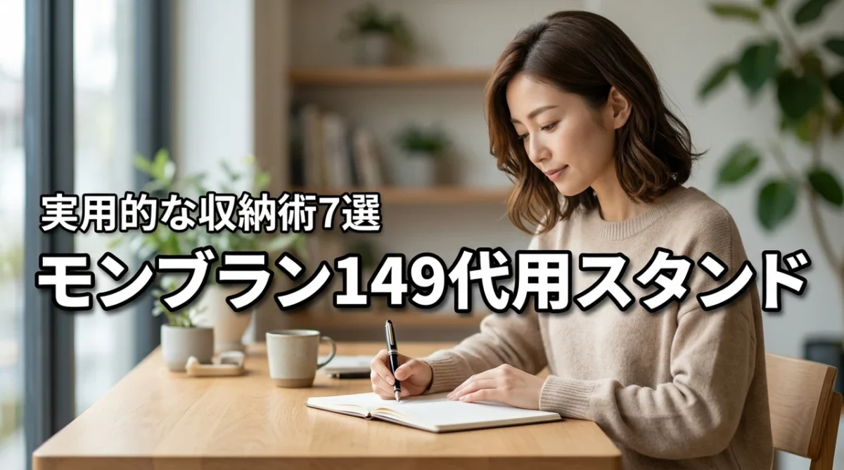 モンブラン149のデスクペンスタンド代用7選！安くて実用的な収納術