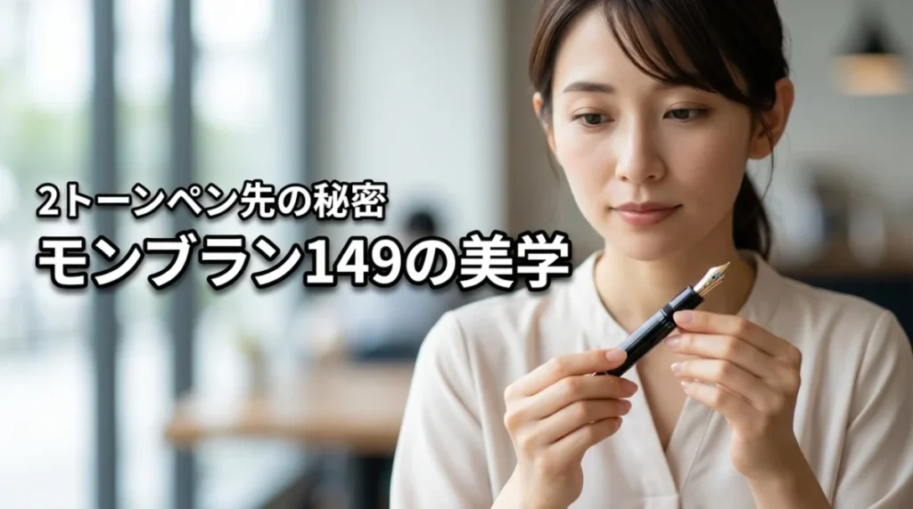 モンブラン149のペン先2トーンの美しさはなぜ？芸術品と称される秘密に迫る