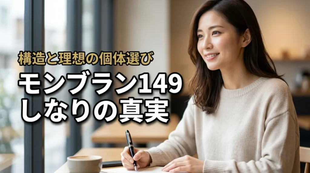 モンブラン149のペン先のしなりって本当？書き味が変わる物理構造と理想の個体選び