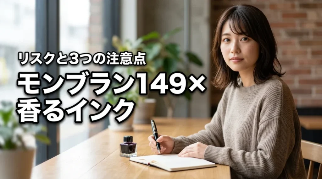 モンブラン149で香るインクは使える?リスクと3つの注意点を解説