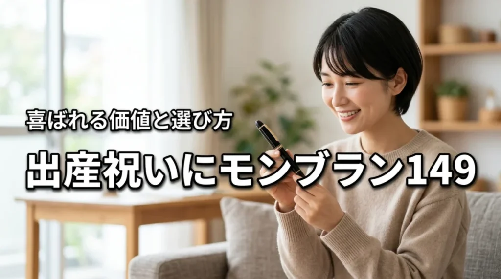 出産祝いにモンブラン149って本当に喜ばれる?贈る前に知りたい価値と選び方