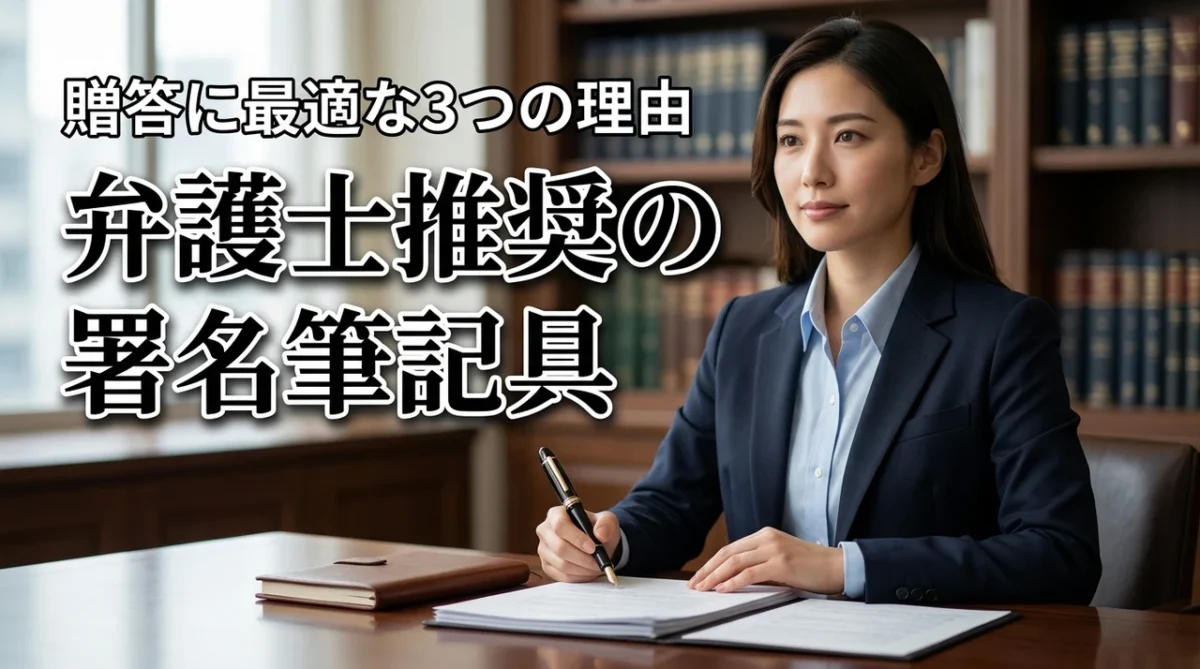 弁護士が選ぶ署名筆記具の正解｜モンブラン149が贈答品に最適な3つの理由