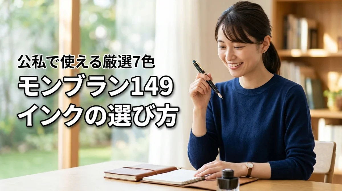 モンブラン149に合うインクの色の選び方2026｜ビジネスからプライベートまで厳選7色
