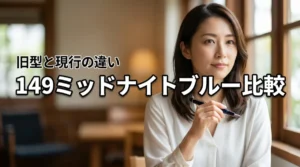 モンブラン149のミッドナイトブルー旧型は買い?現行との比較でわかる本当の価値