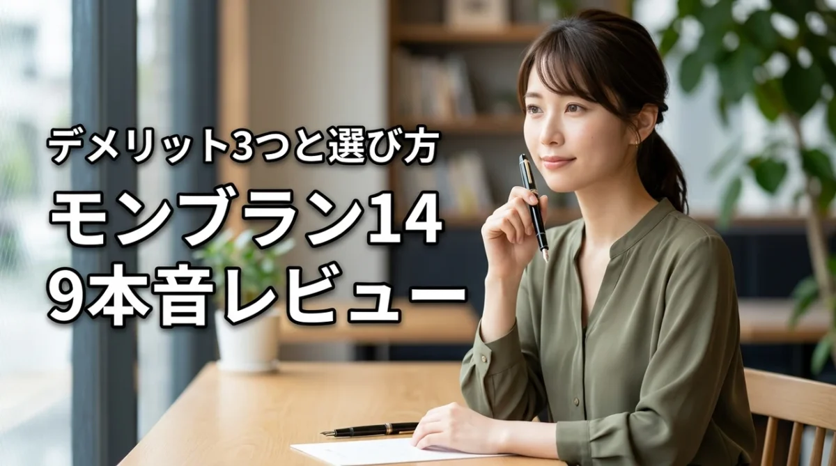 モンブラン149の本音レビュー｜デメリット3つと後悔しない選び方