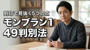 1980年代モンブラン149の特徴と判別方法|ペン先刻印で真贋を見抜く5つのポイント