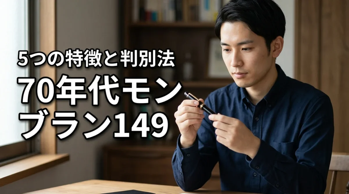 モンブラン149 1970年代の特徴と判別法を徹底解説！ペン先刻印と5つの見分け方