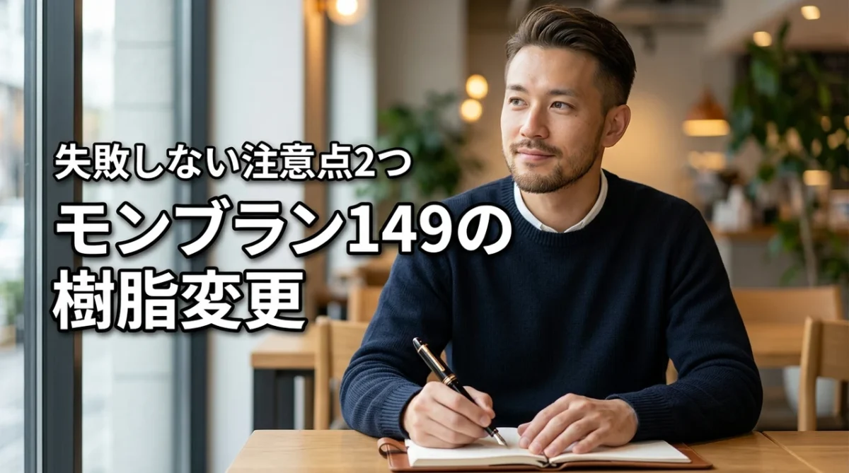 モンブラン149現行の樹脂変更2026で何が変わった？知らないと失敗する2つの注意点