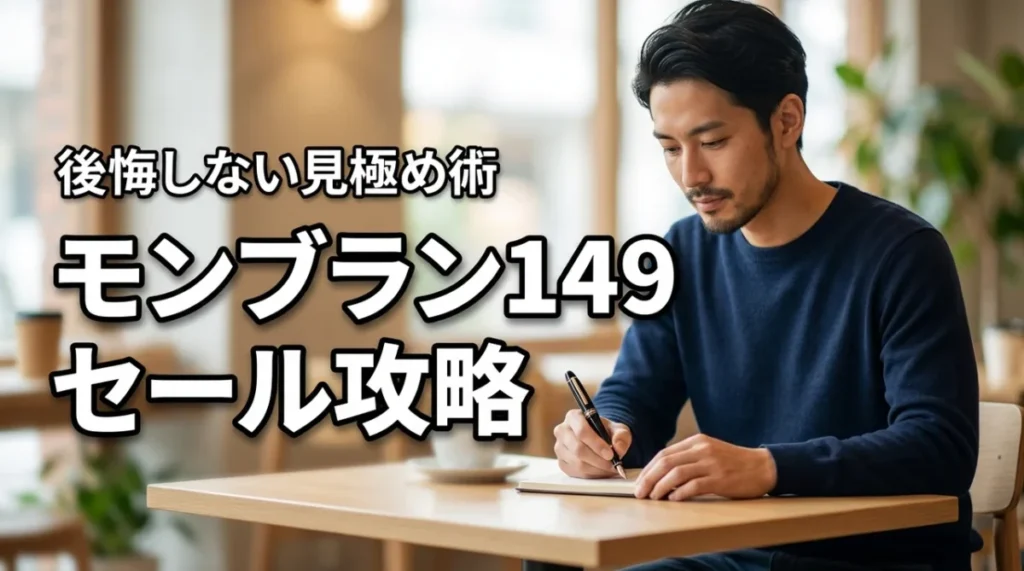モンブラン149のアウトレット・セール品を見極めるコツと後悔しない購入術